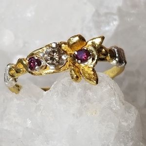 3 stone Diamond Engagement ring